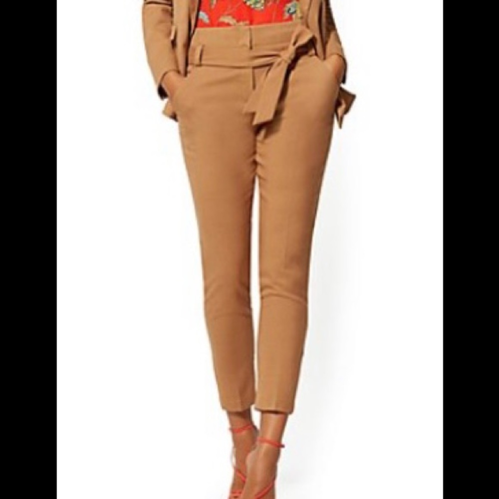 NY&Co Madie Pants-Caramel
